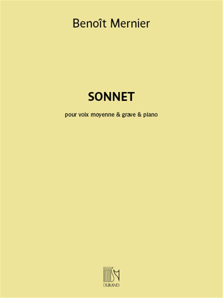Sonnet (voix moyenne & grave)